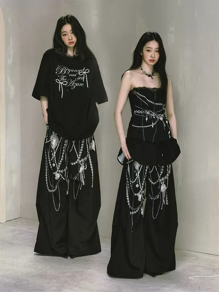 Loose wide leg pants【s0000009232】