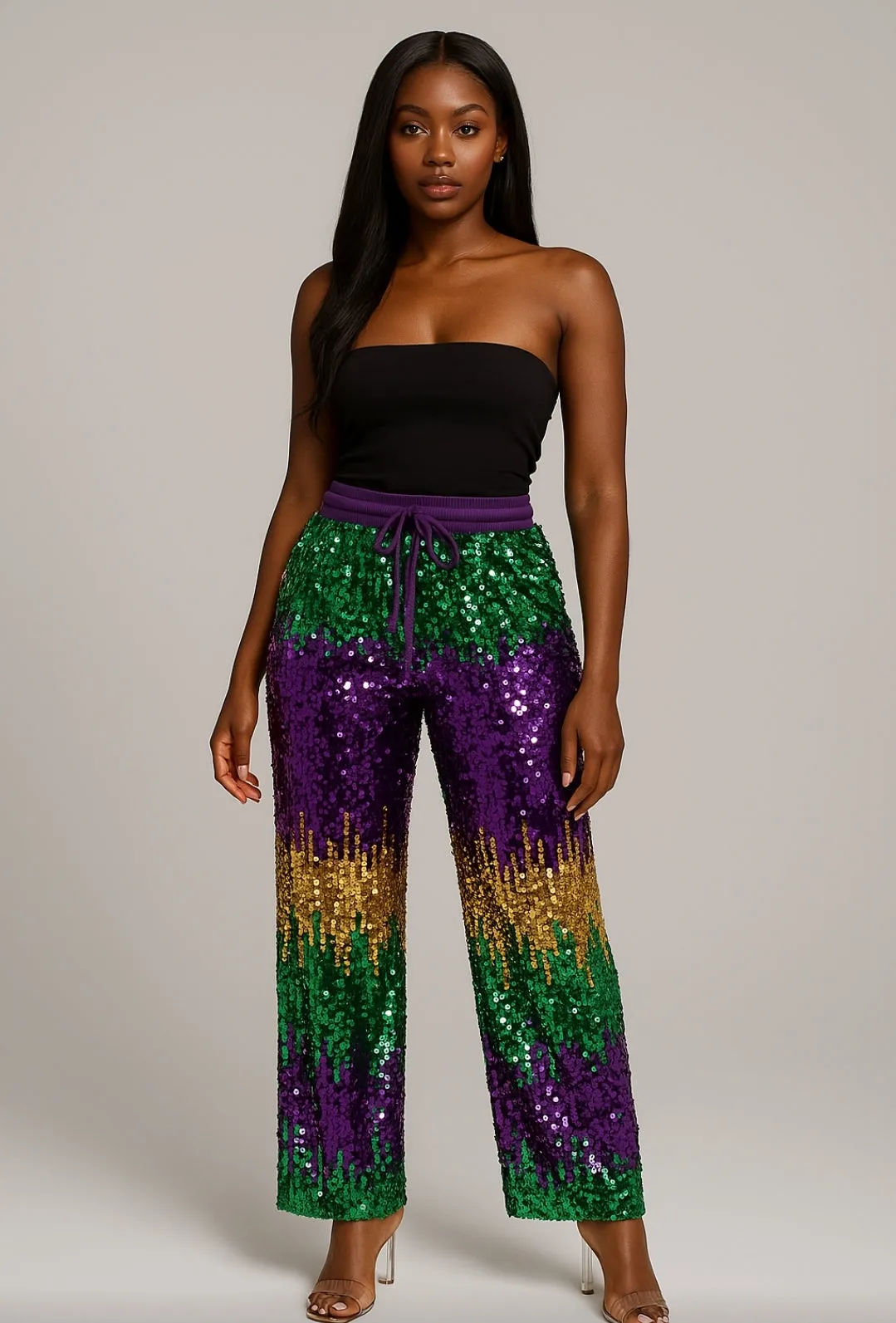 MARDI GRAS Jogger Sweatpants with 504 sweatshirt