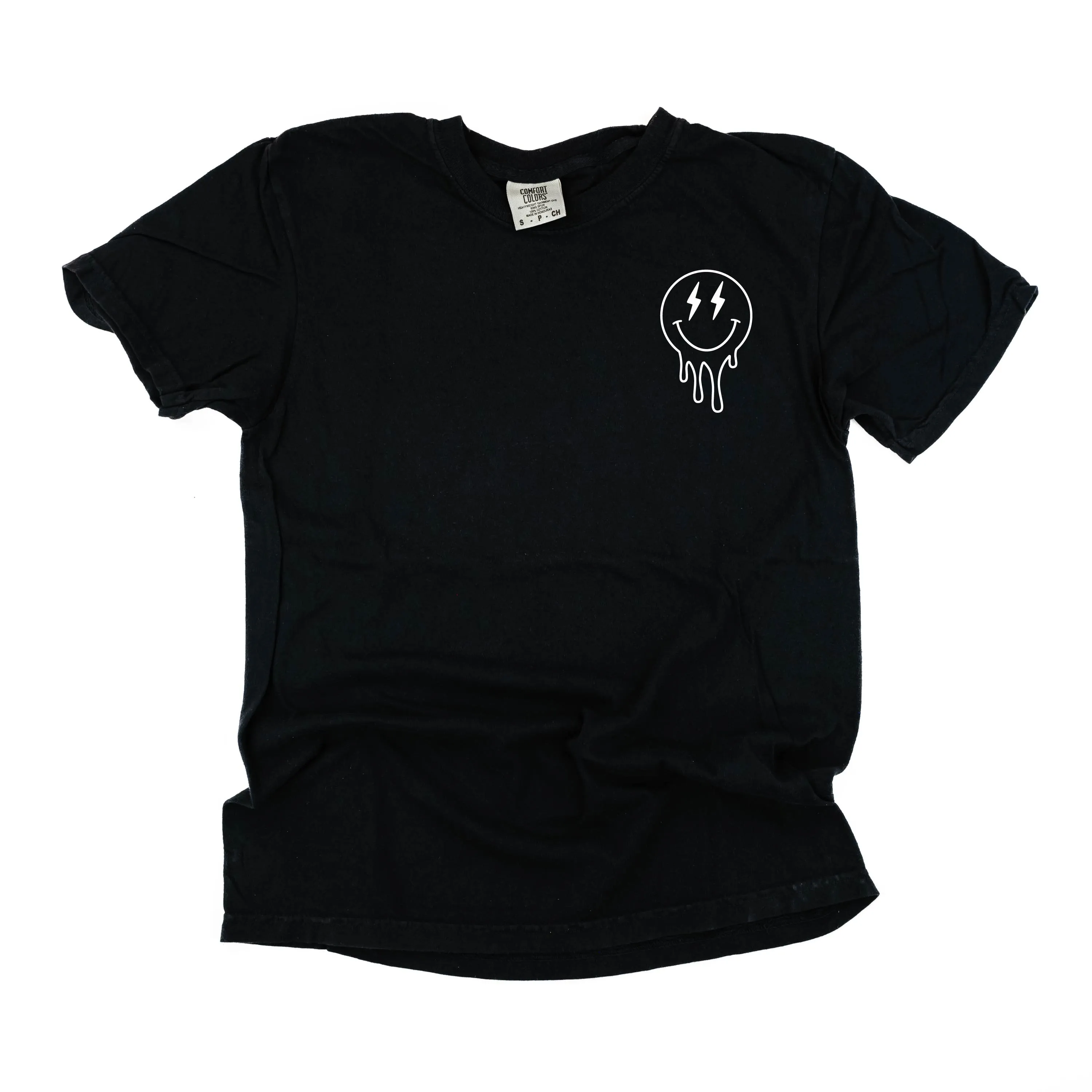 Melting Motherhood - LIVING MY BEST MOM LIFE - (w/ Melty Lightning Eyes) - SHORT SLEEVE COMFORT COLORS TEE