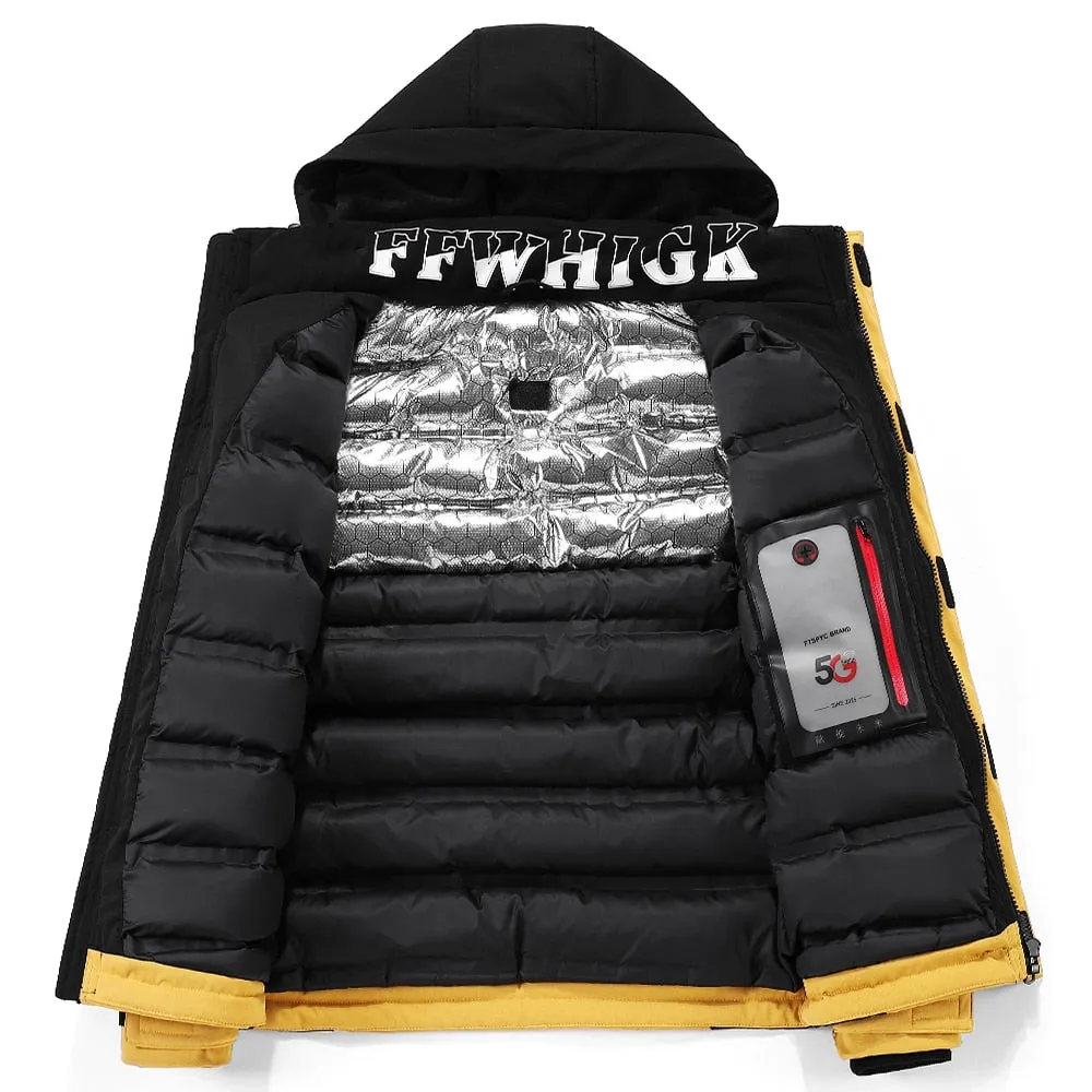 Men 2022 Winter Thick Warm Windproof jacket