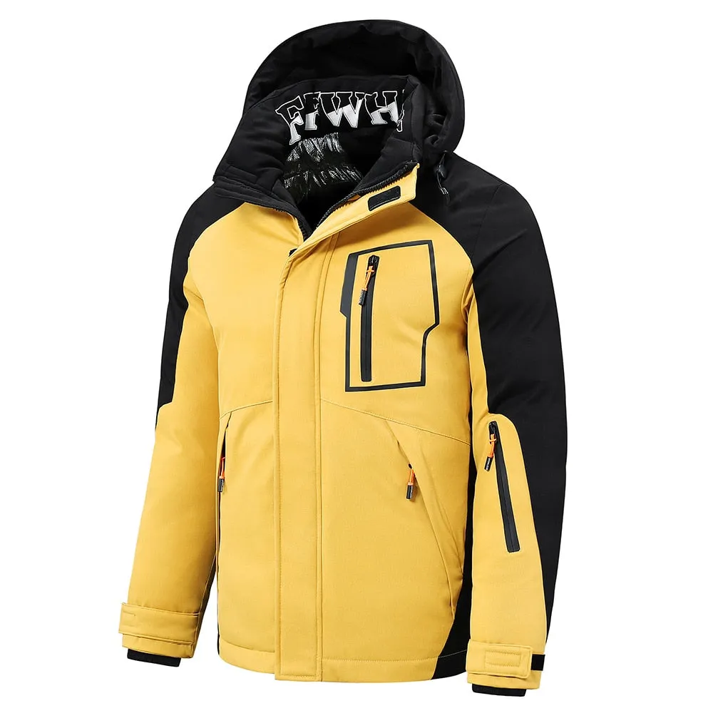 Men 2022 Winter Thick Warm Windproof jacket