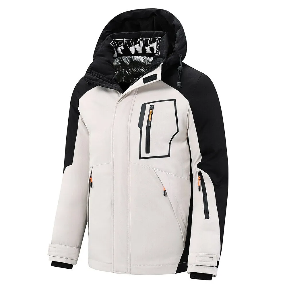 Men 2022 Winter Thick Warm Windproof jacket