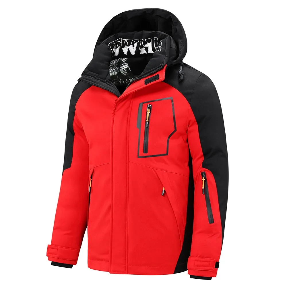 Men 2022 Winter Thick Warm Windproof jacket