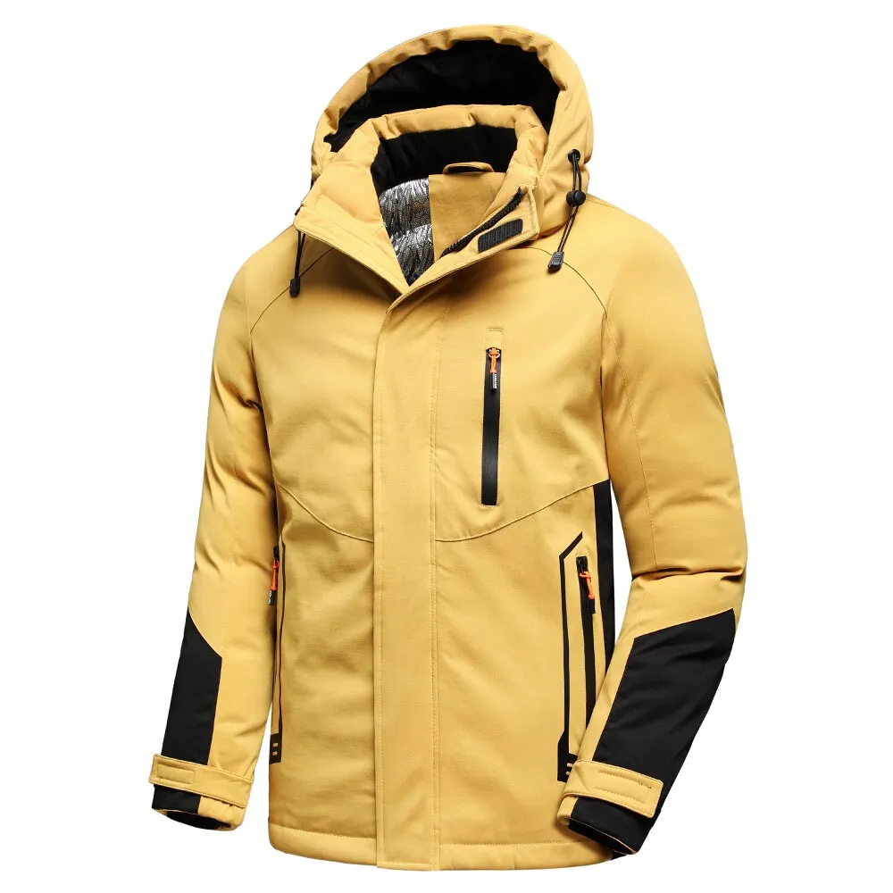 Men 2022 Winter Thick Warm Windproof jacket