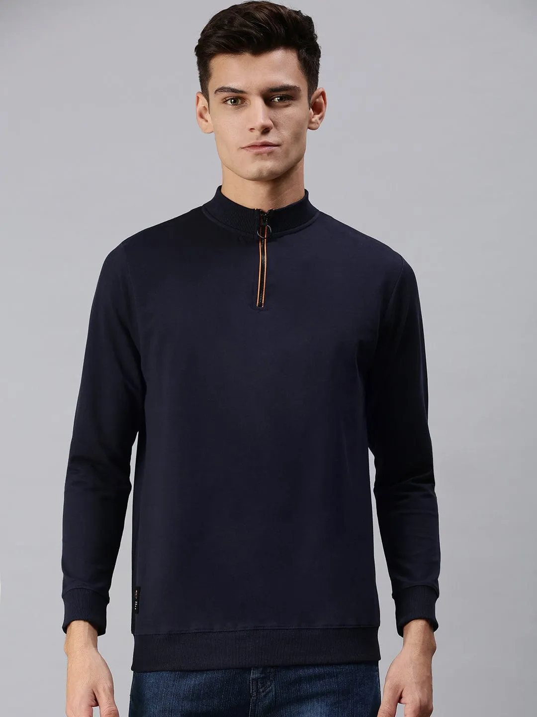 Men Blue Comfort Sweatshirt
