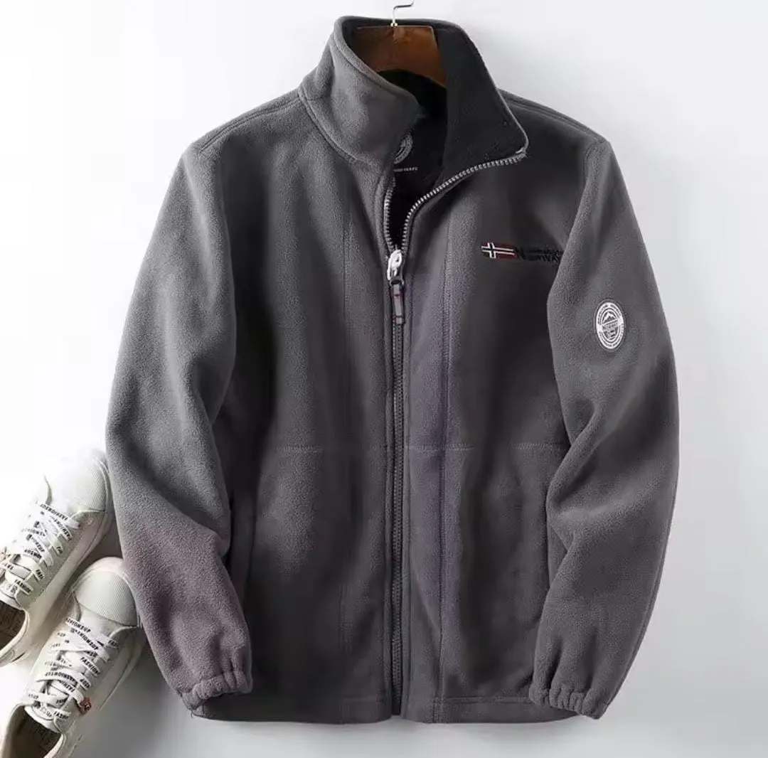 Men's Fleece High Quality Collar Polar Jacket 62738 L