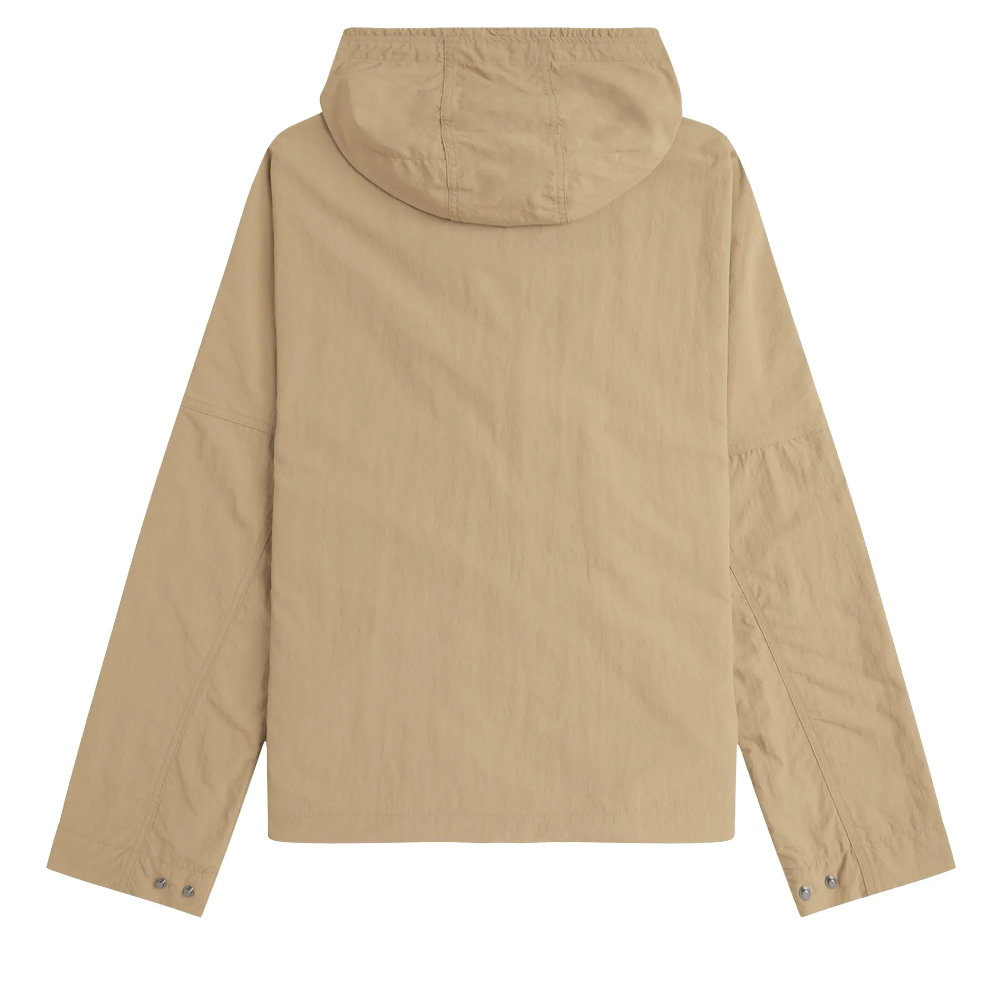Mens Fred Perry Warm Stone Cropped Fishing Parka