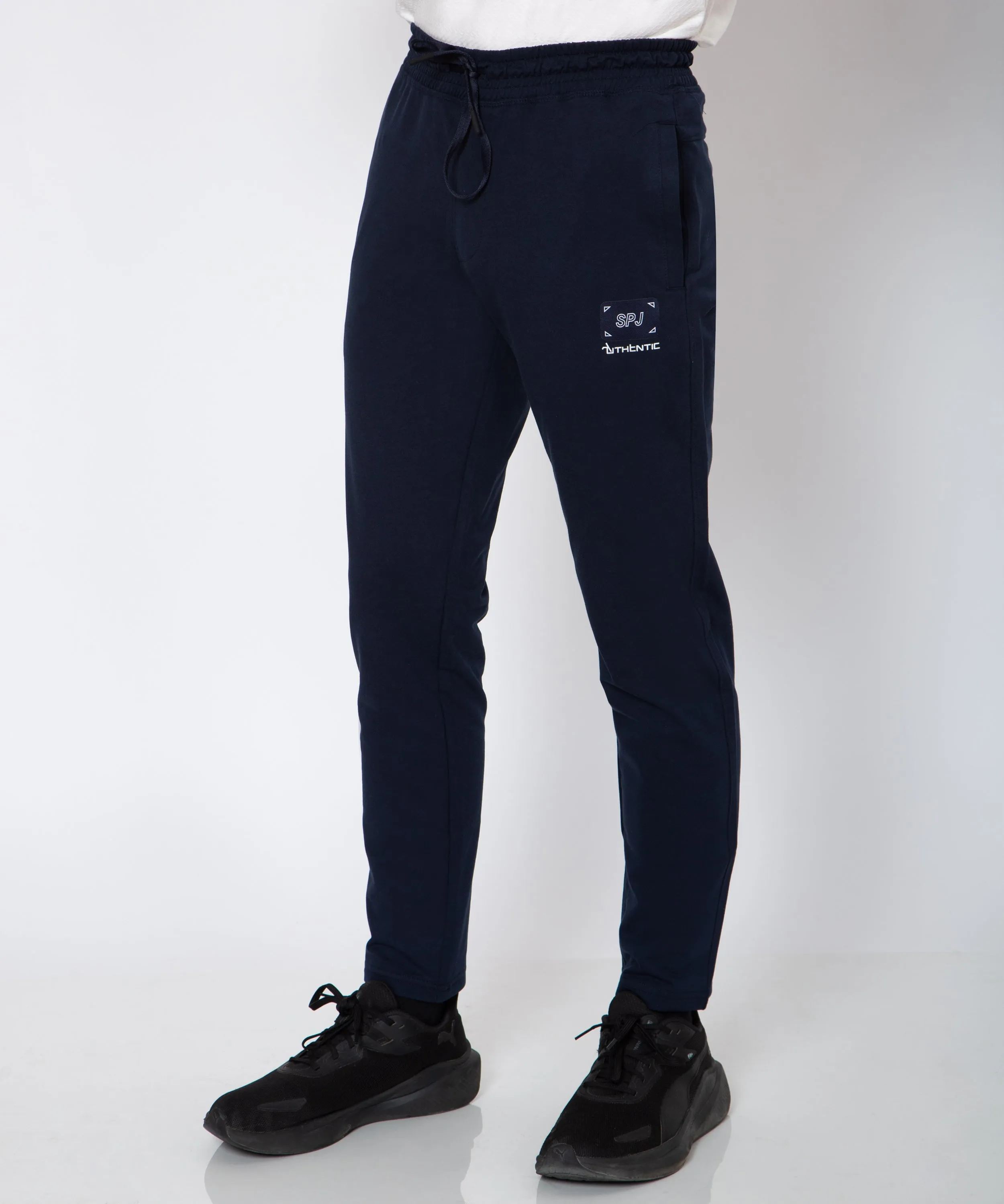 Mens Solid Navy Colour Lower