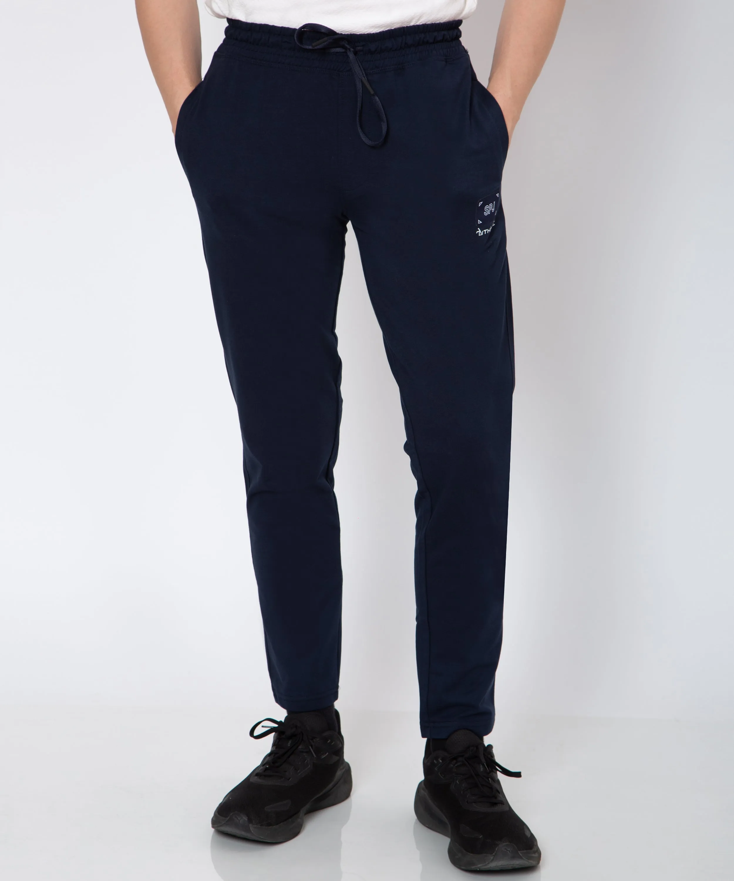 Mens Solid Navy Colour Lower