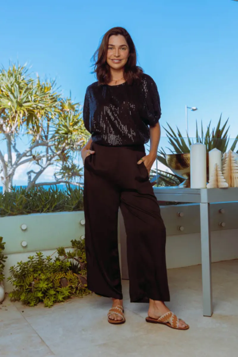Monaco Top Black