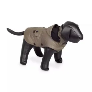 Nobby Mellow Dog Coat Taupe With Hood 48cm