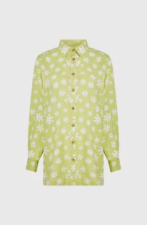 O'Neill Beach Vintage Long Shirt Green Daisyline