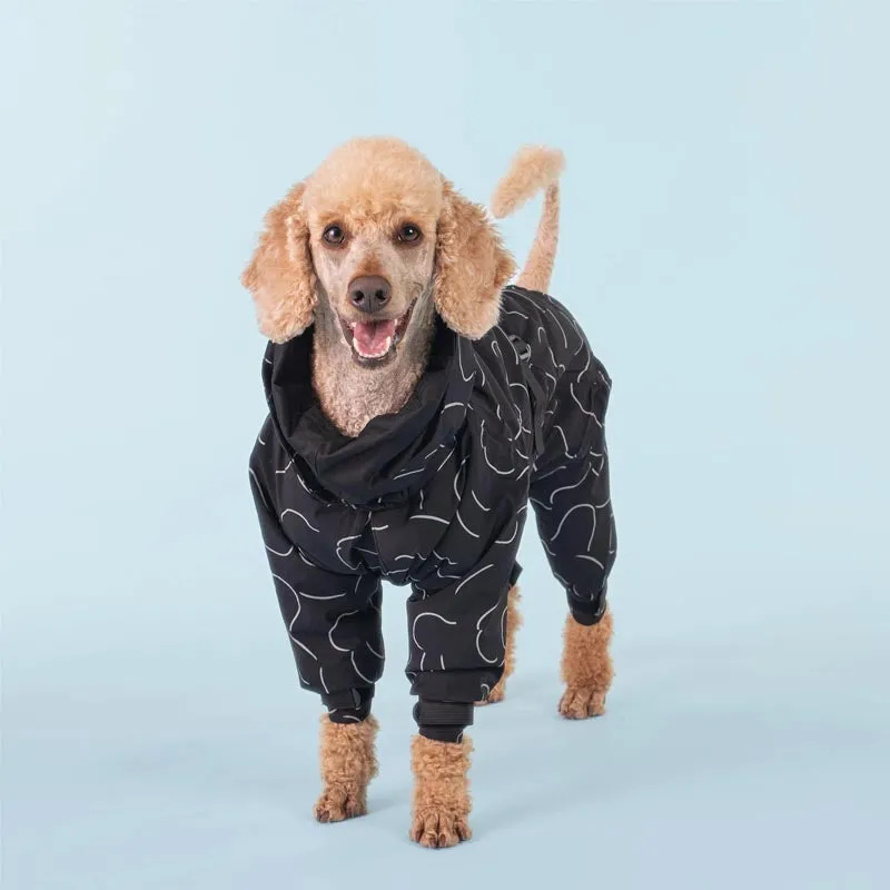 Paikka Dog Winter Suit Black