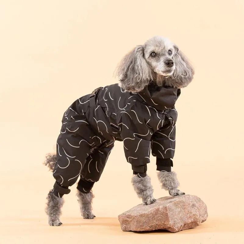 Paikka Dog Winter Suit Black
