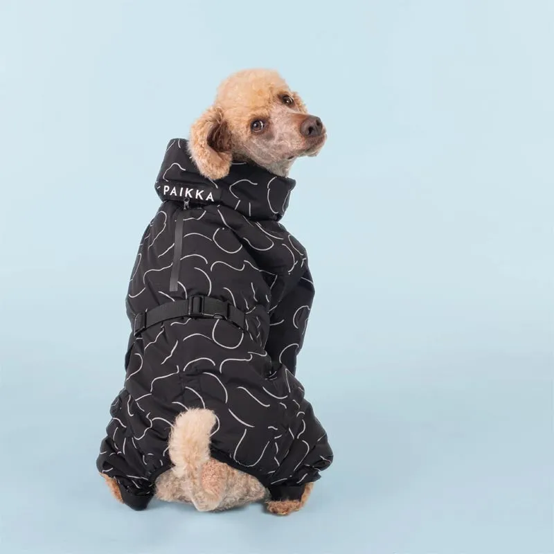 Paikka Dog Winter Suit Black