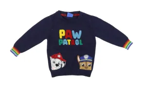 Paw Patrol at George Navy Pups Character Sweater - Unisex 18-24m
