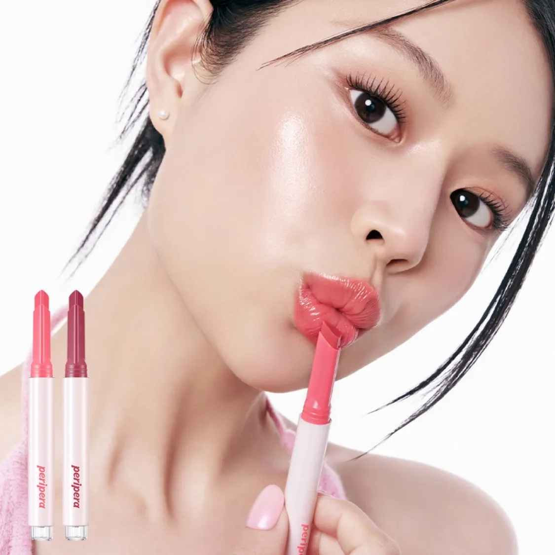 peripera Heart Jam Glow Lip (9 colors); 0.07oz / 2g