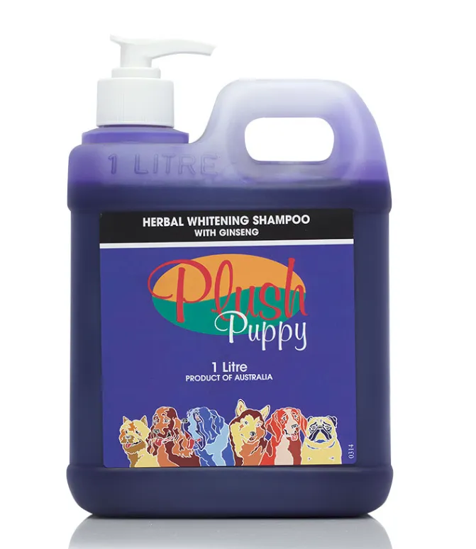 Plush Puppy Herbal Whitening Shampoo with Ginseng - Assorted Sizes