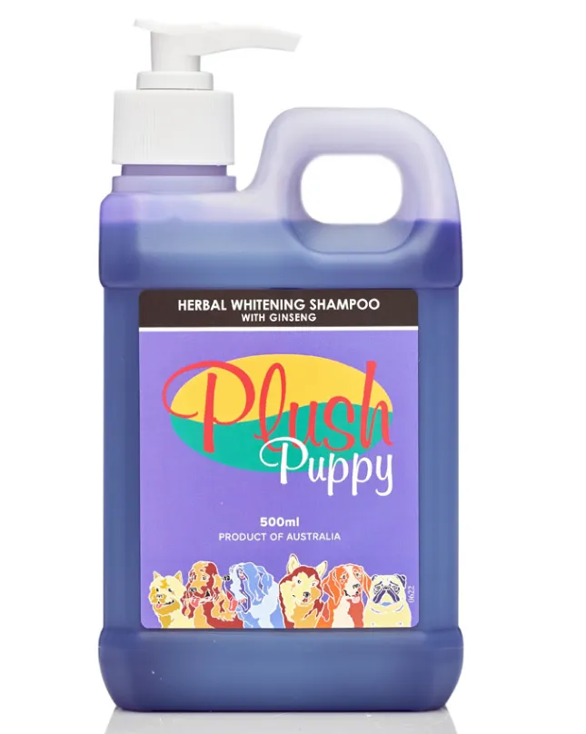 Plush Puppy Herbal Whitening Shampoo with Ginseng - Assorted Sizes