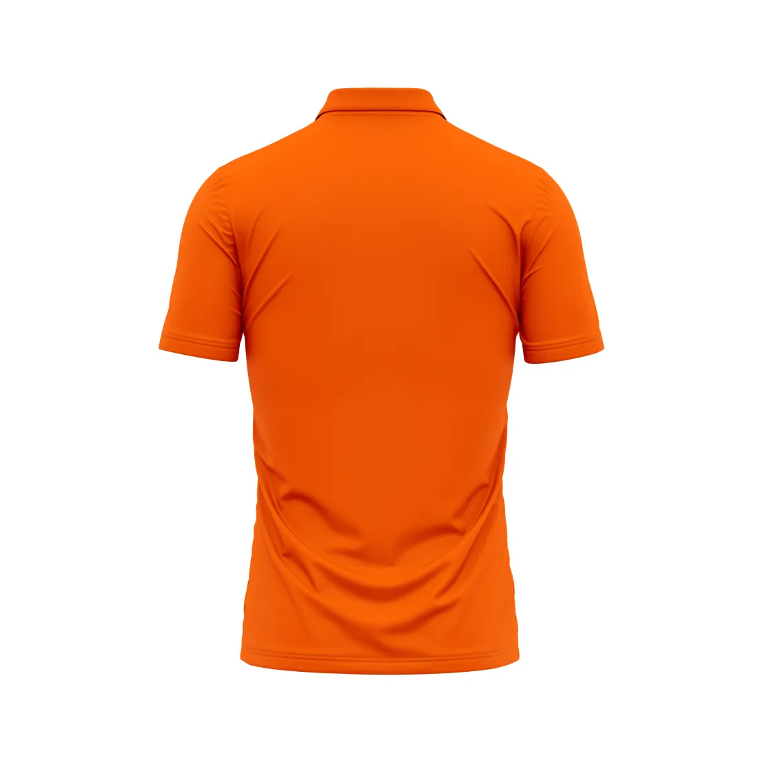 Polo Neck Printed Jersey Orange Design 2