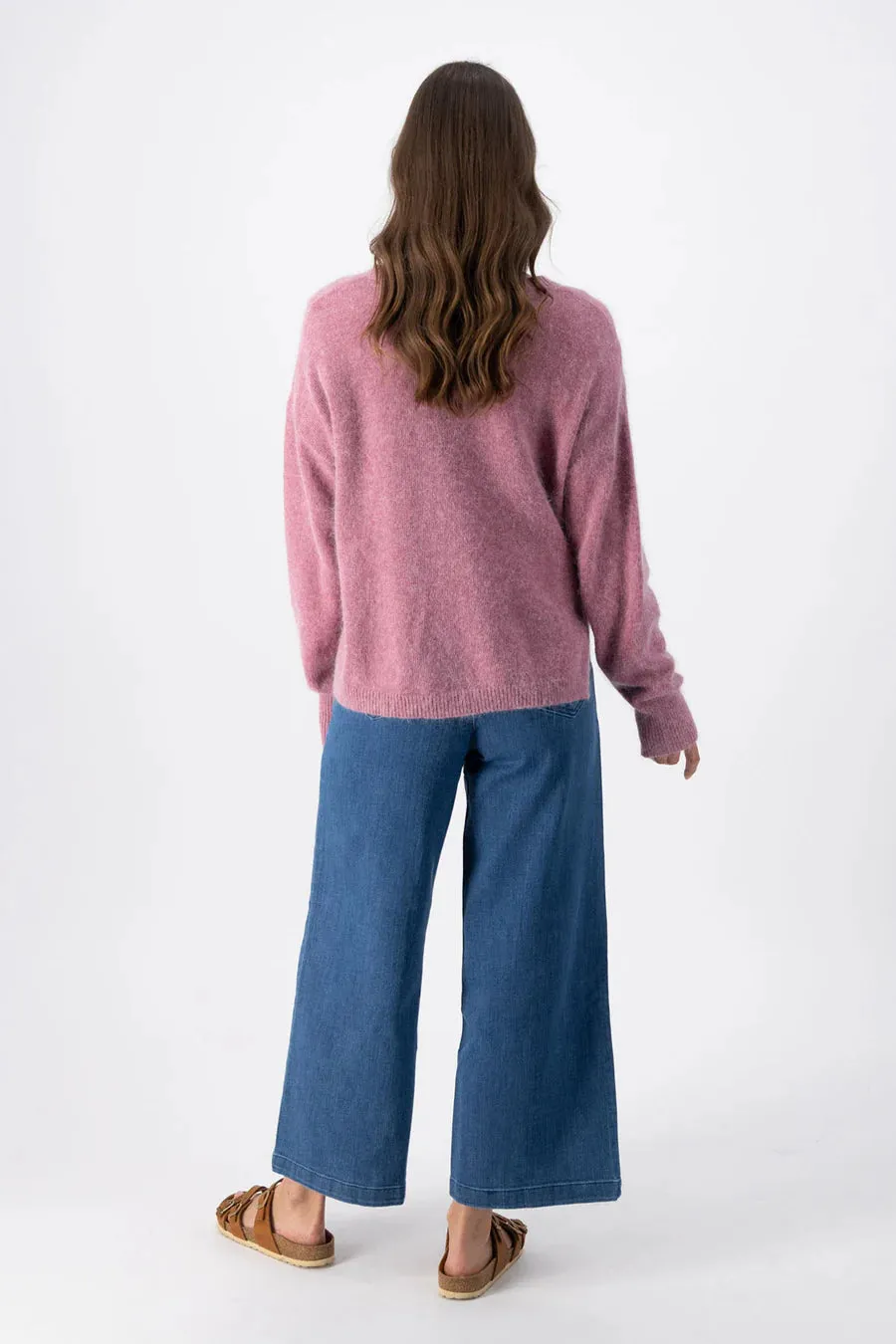 Portland Sweater Blush in Angora