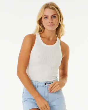 Premium Rib Tank - White