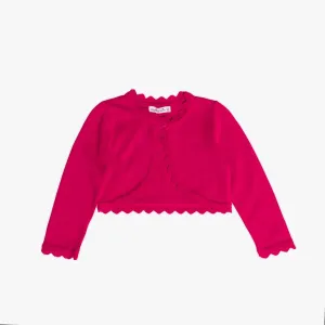 Red True Knit Bolero Cardigan
