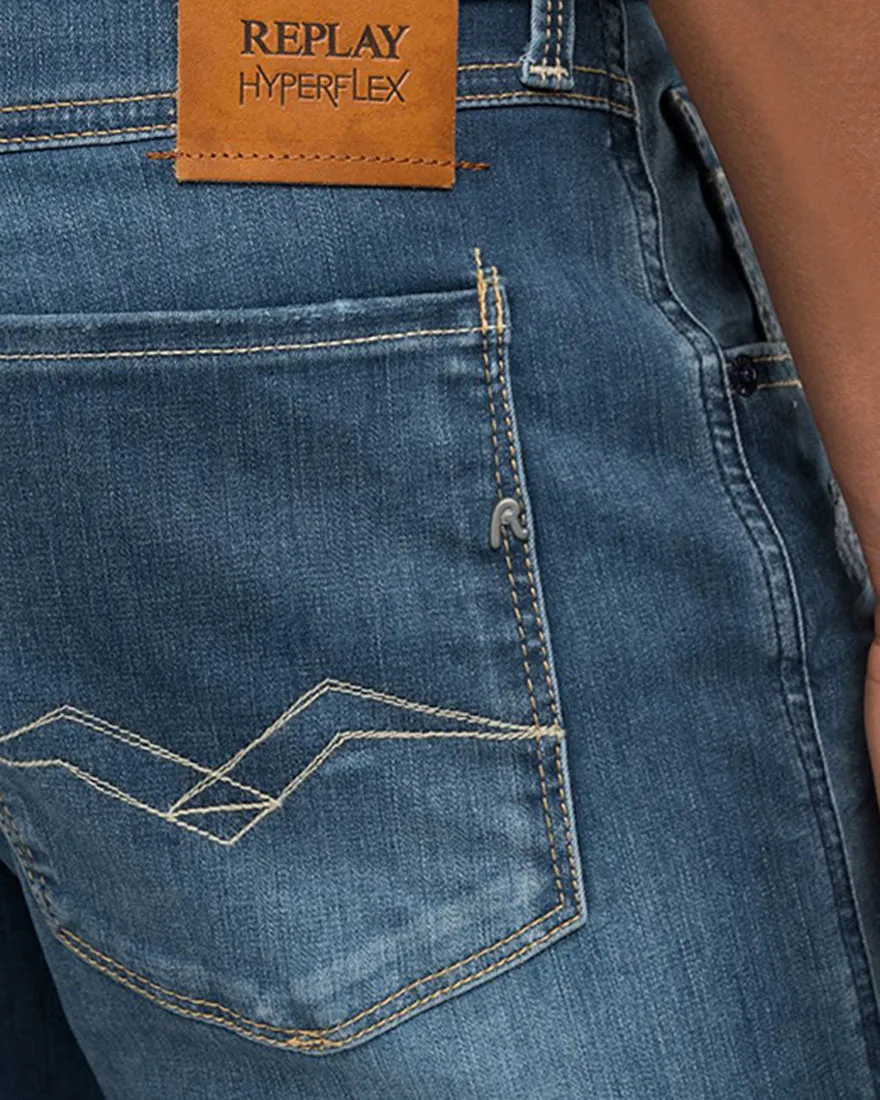 REPLAY RX120661914Y BLUE ANBASS HYPERFLEX JEANS