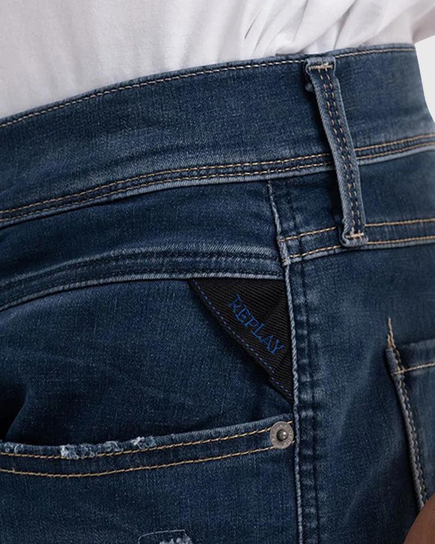 REPLAY RX120661914Y BLUE ANBASS HYPERFLEX JEANS