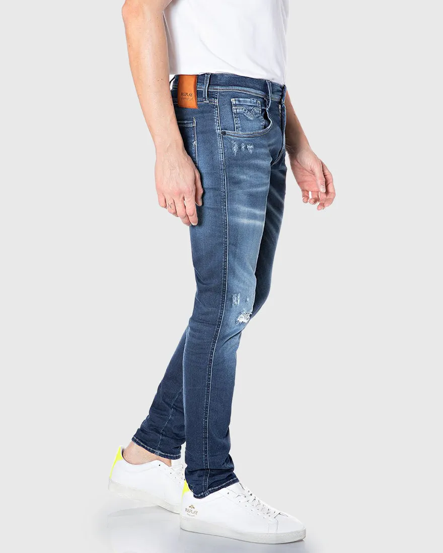 REPLAY RX120661914Y BLUE ANBASS HYPERFLEX JEANS