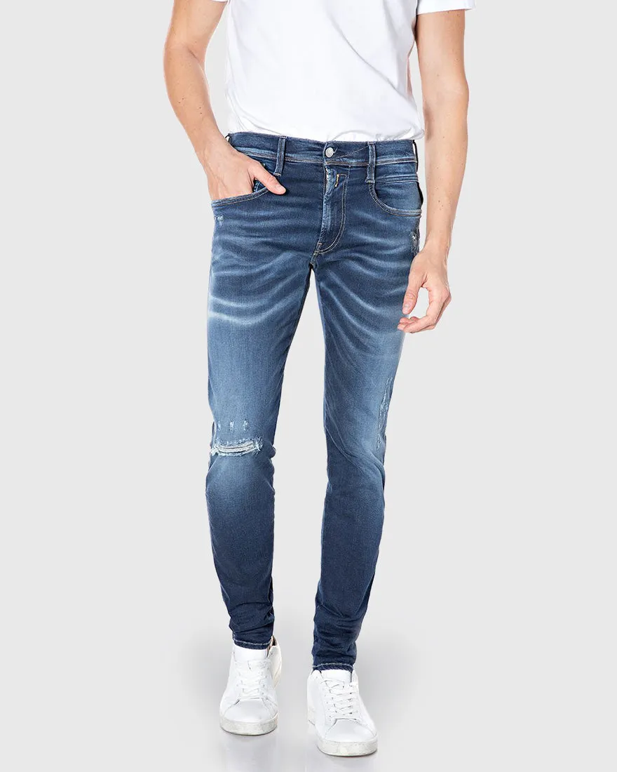REPLAY RX120661914Y BLUE ANBASS HYPERFLEX JEANS
