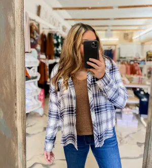 Save me Sailor Navy Flannel