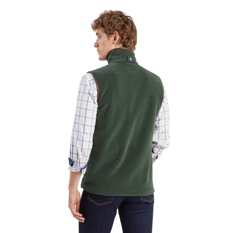 Schoffel Mens Oakham Fleece Gilet - Cedar