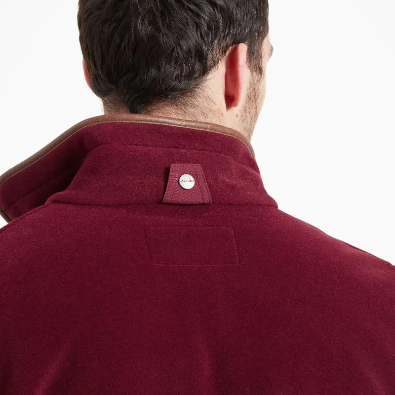 Schoffel Mens Oakham Fleece Gilet - Claret