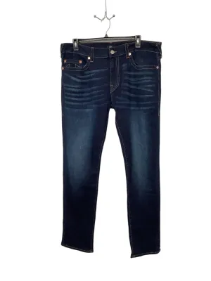 Silver Jeans Co. Men's Eddie Athletic Fit Tapered Leg Jeans Blue 38 x 34
