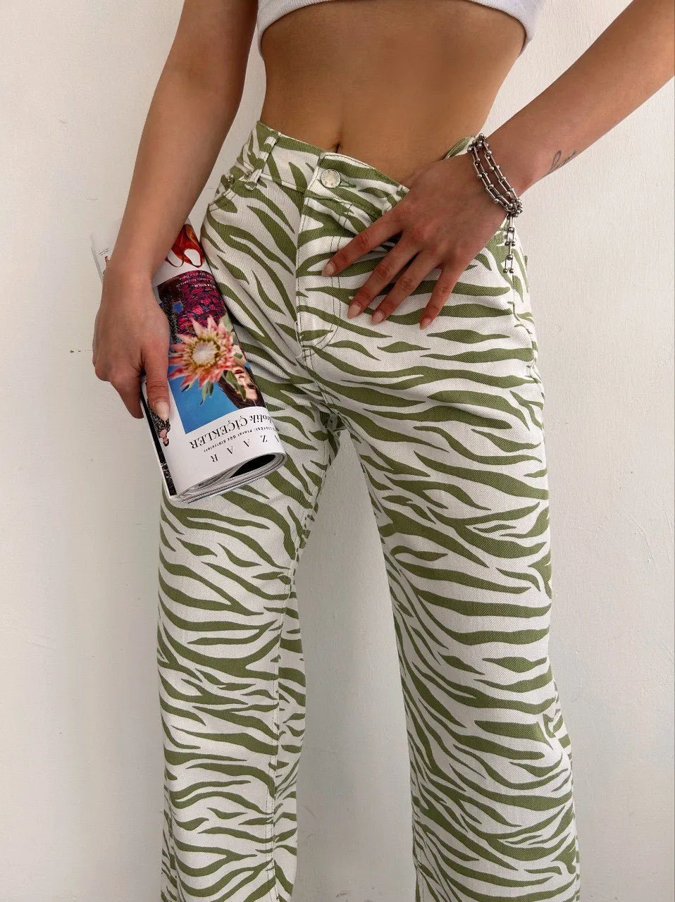 Straight Zebra Pants