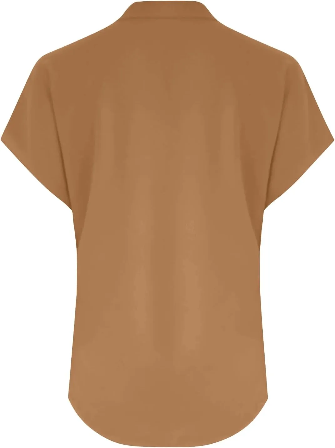 Summer Tops for Women 2025 Trendy Short Sleeve Cotton Linen Shirt Spring Fashion Casual Button V Neck Tunic Blouses