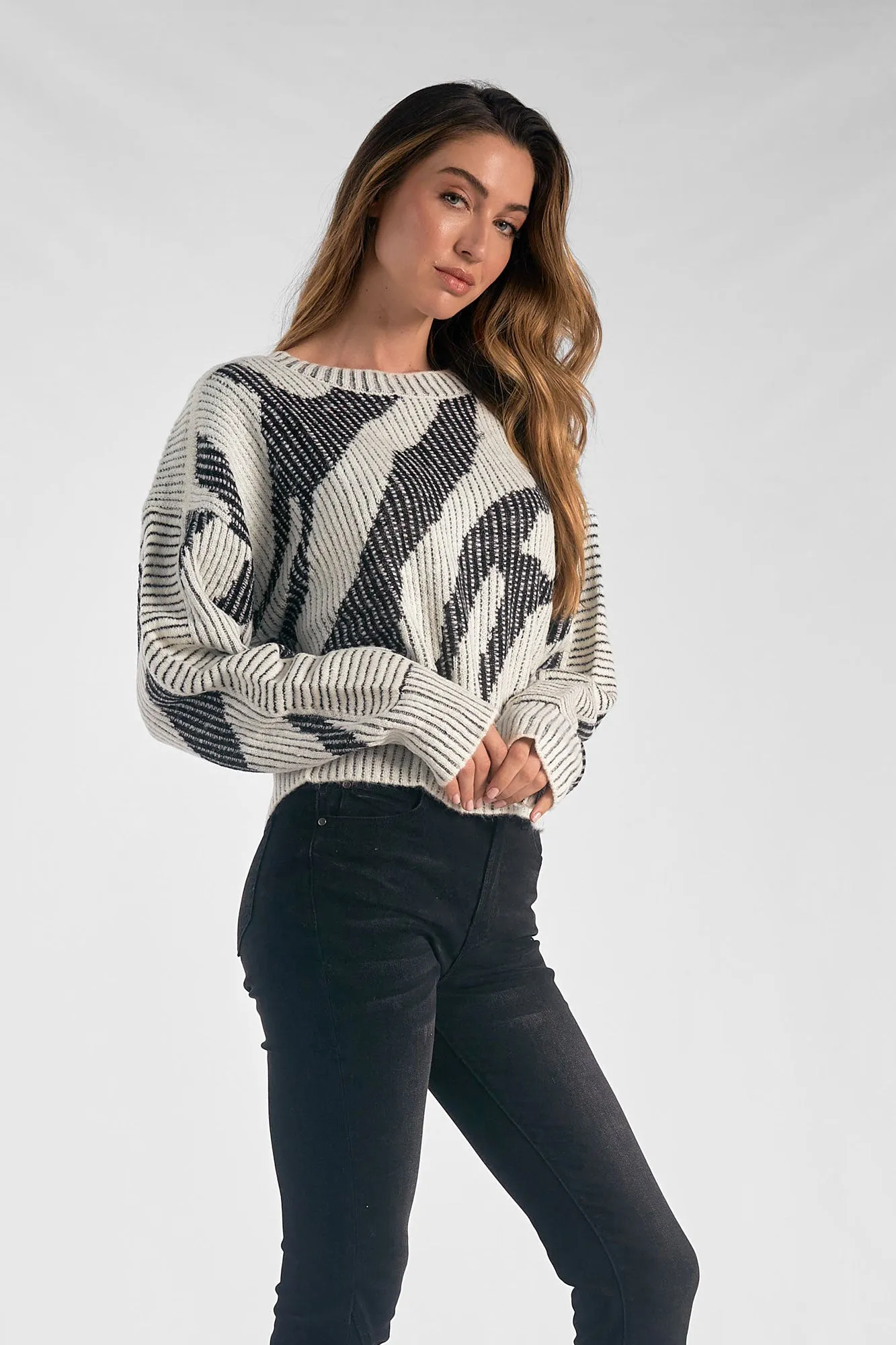 Sweater Crew Neck Printed