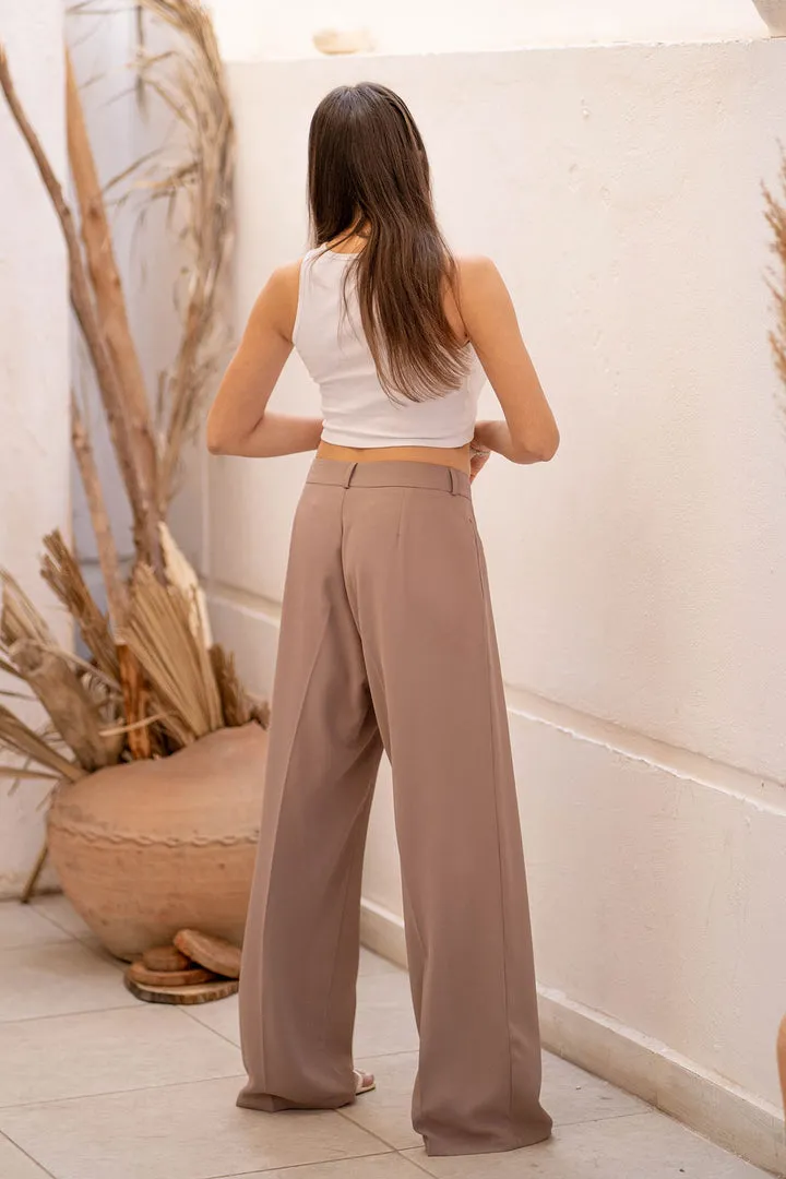 Tailored Wide leg Formal Pants