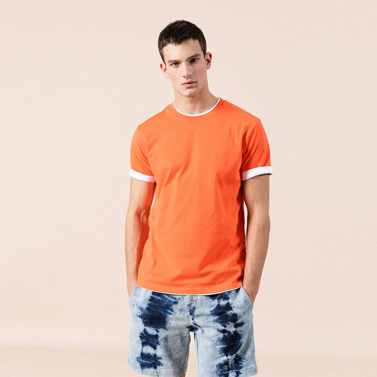 The Marini 100% Cotton White Solid T Shirt