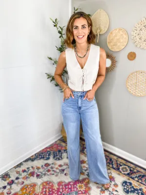 Thread & Supply Taylor High Rise Wide Leg Jean