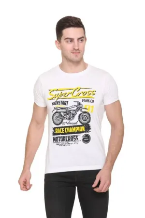 TRENDY COTTON BLEND T SHIRTS FOR MEN'S