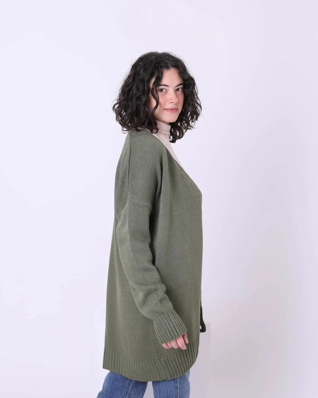 Trico Buttons Cardigan (K730) - Just4Women