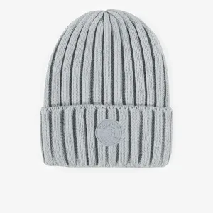 Tuque bleue en maille, enfant || Blue toque in knit, child