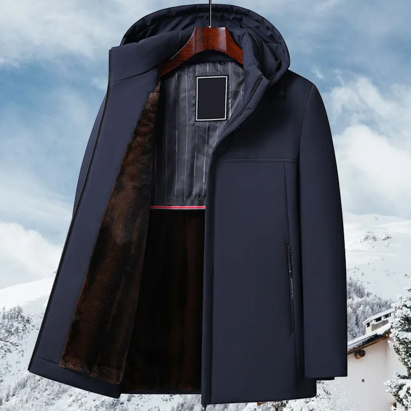 Warm Gift - Men's Warm Thickened Hooded Jacket