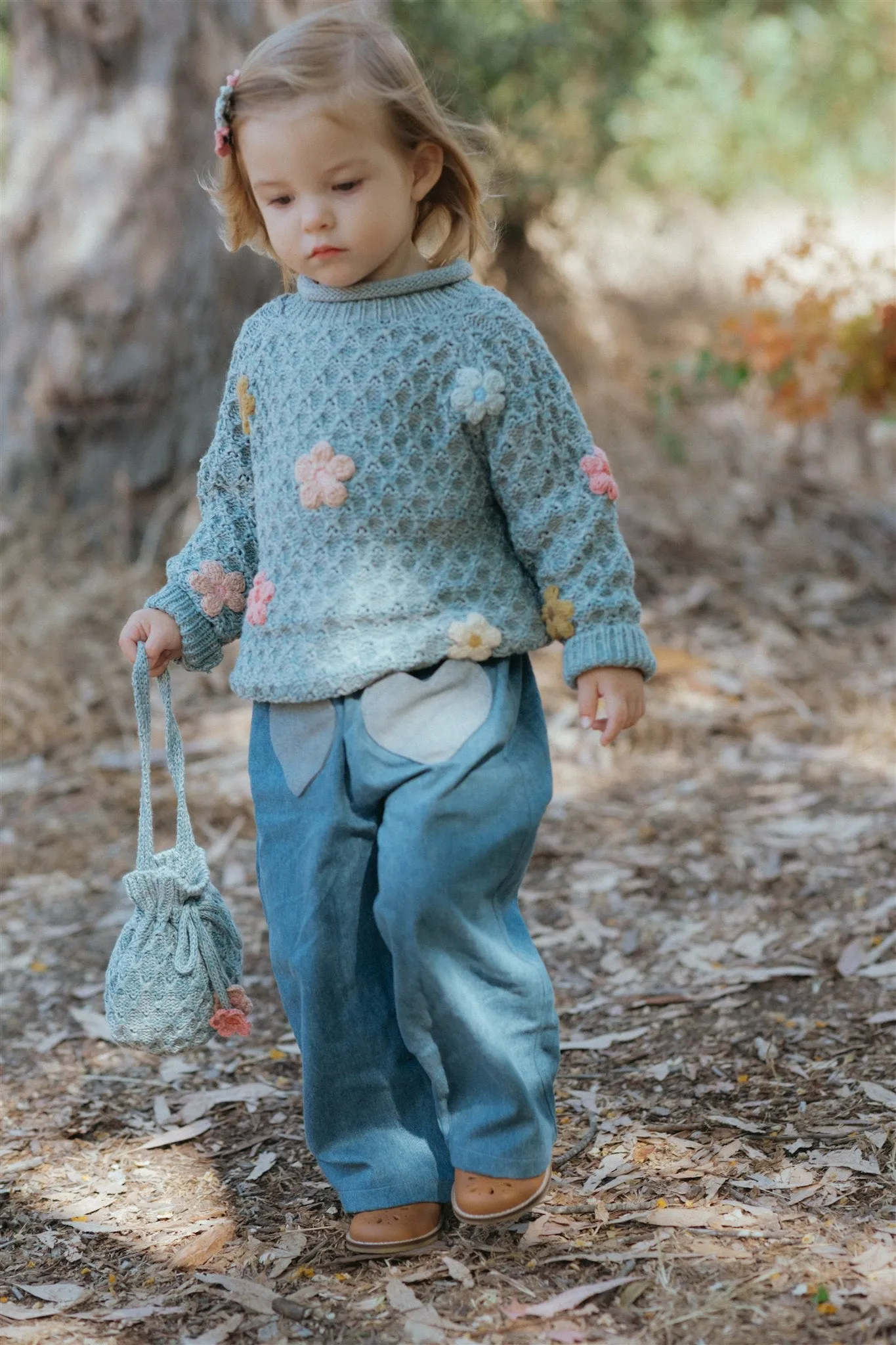 Wide-leg Pant - Denim