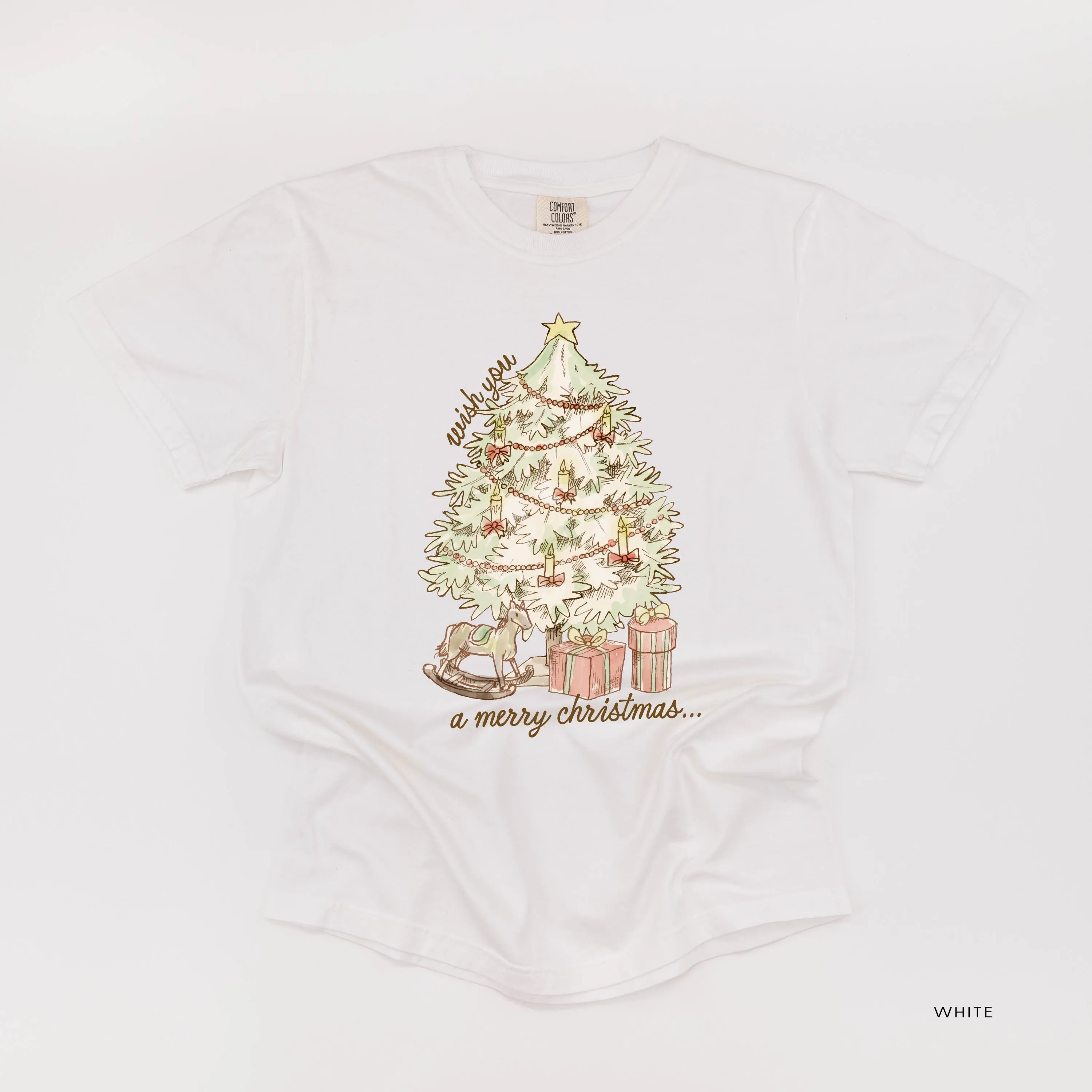 Wish You A Merry Christmas - Comfort Colors Tee