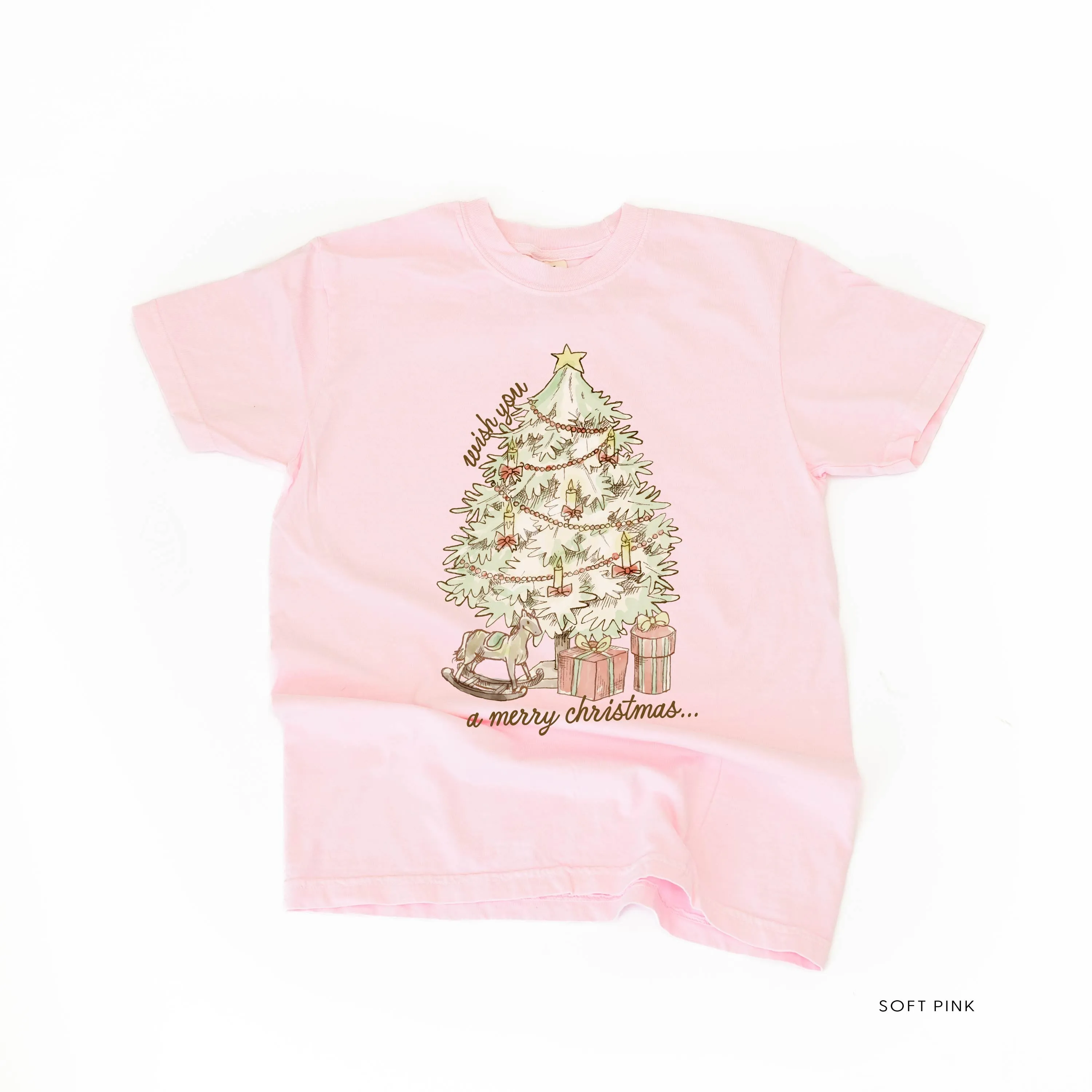Wish You A Merry Christmas - Comfort Colors Tee