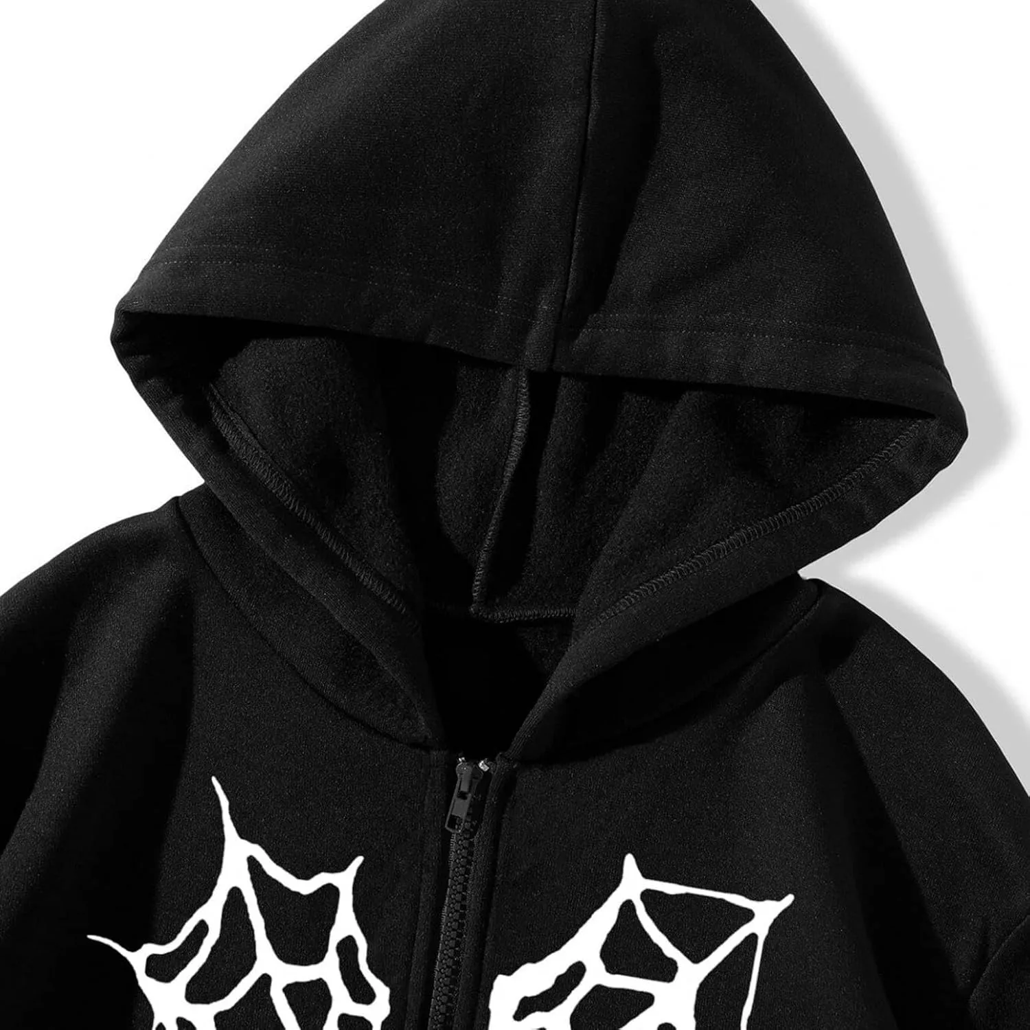 Y2K Hoodies for Women Full Zip Up Print Graphic Oversized Pockets Hooded Jacket 90s Long Sleeve Sweatshirt Cyber Casual Goth