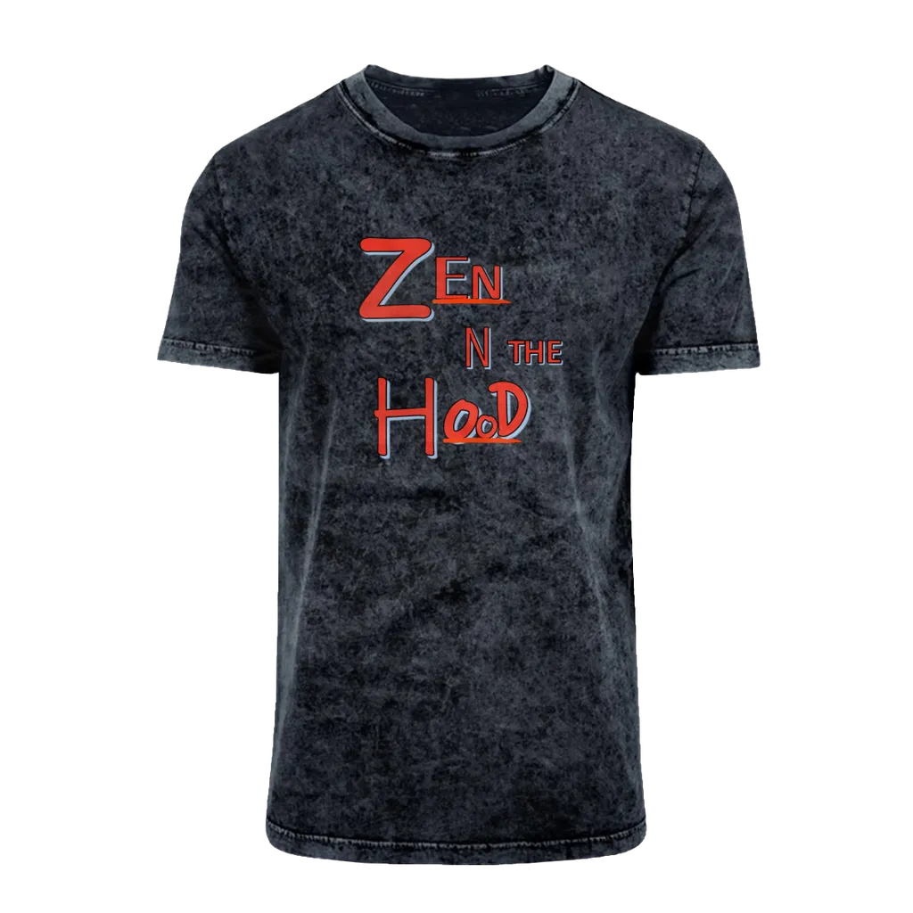 Zen in the Hood Acid Washed T-Shirt